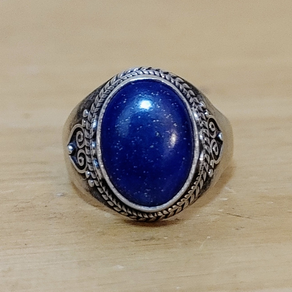 Unisex Lapis Lazuli ring